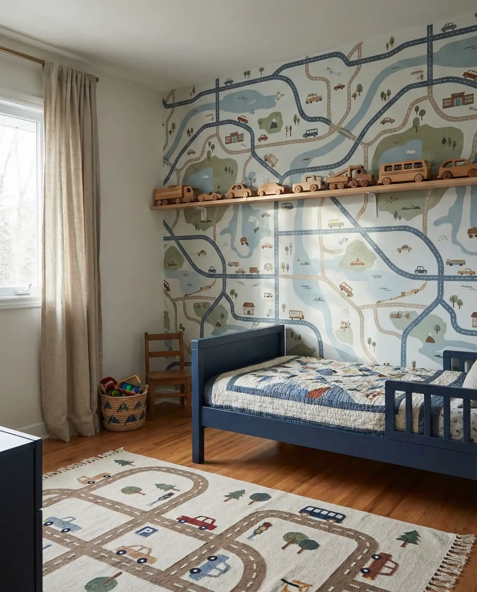 Transportation-Themed Toddler Room That Grows 2