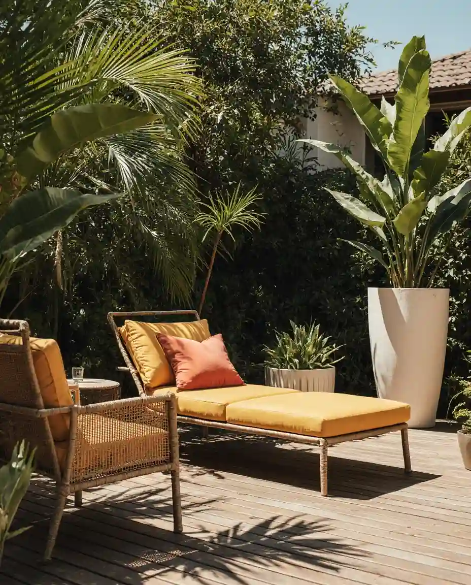 Tropical Oasis with Bold Foliage 2