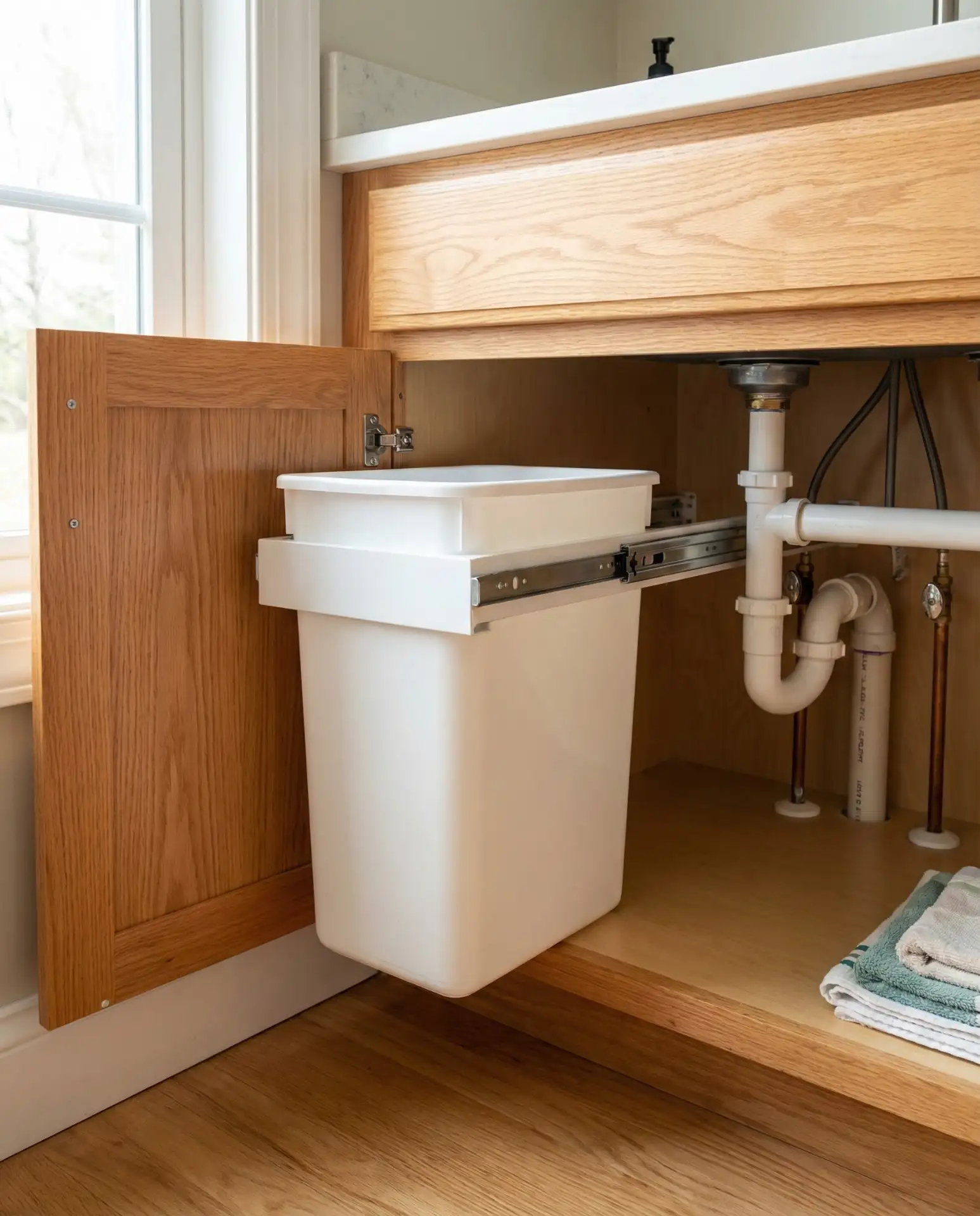 Under-Sink Pull-Out Trash Bin 2
