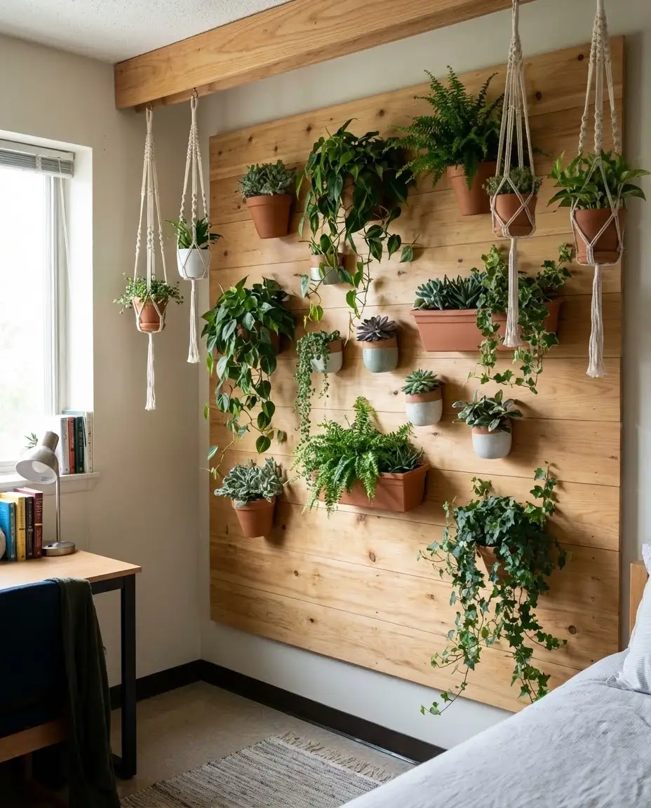Vertical Garden Using Wall Space 1