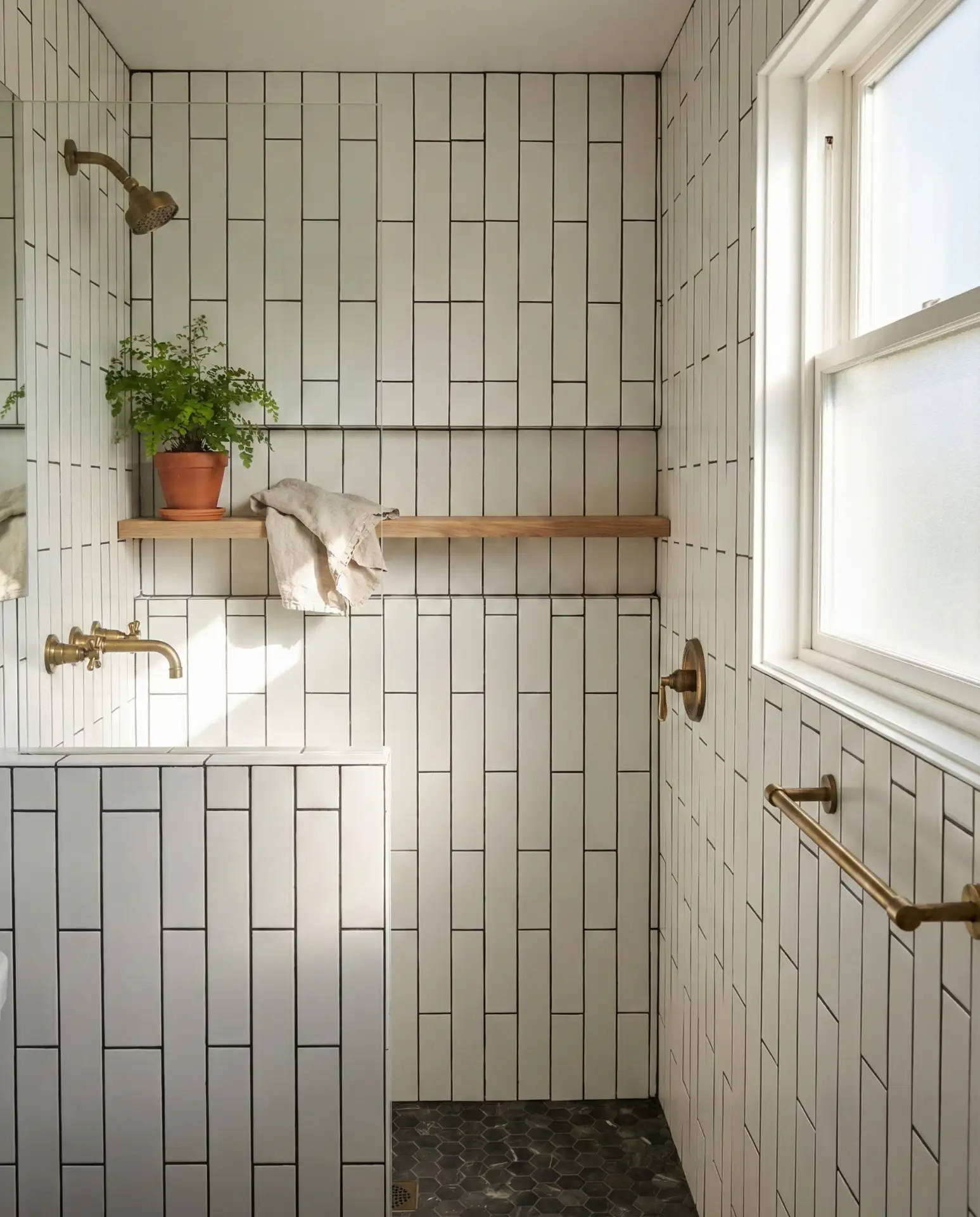 Vertical Subway Tiles for Height Illusion 2