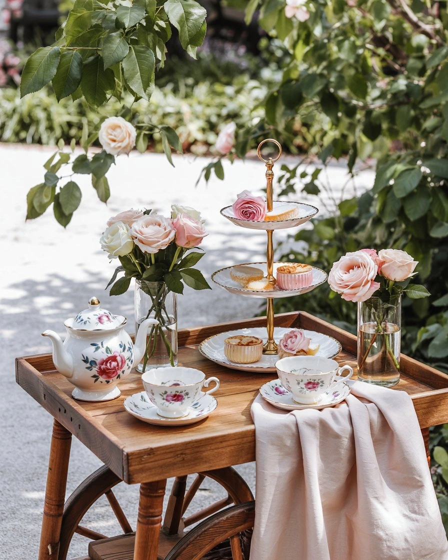 Vintage Garden Tea Station 1