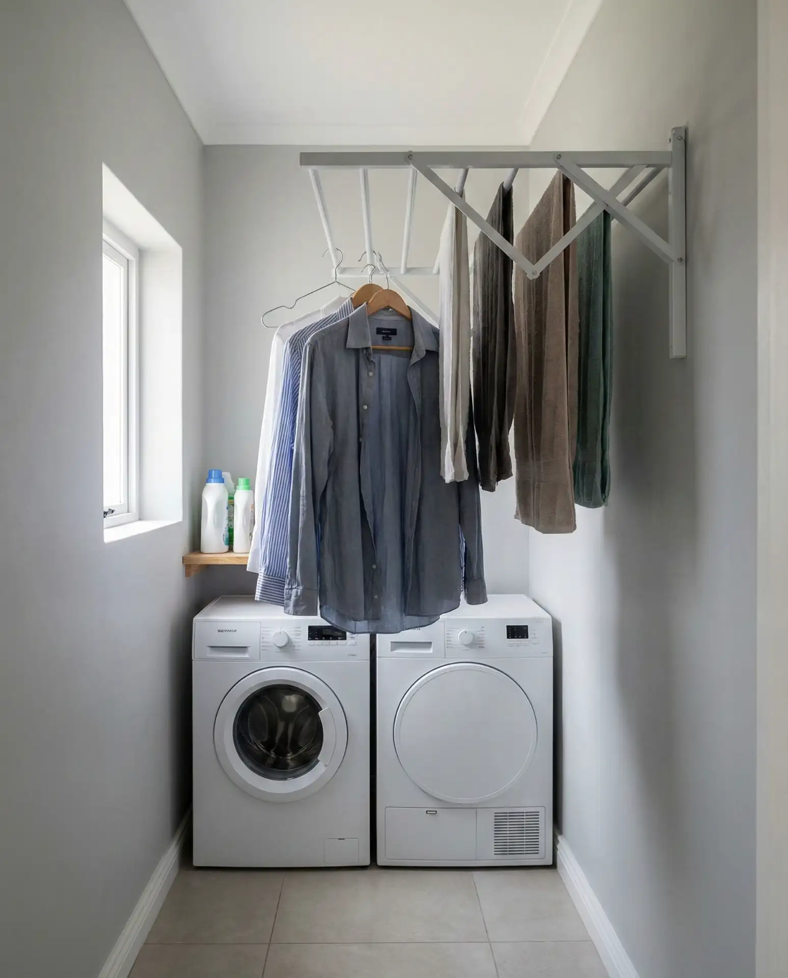 Wall-Mounted Clothes Drying Racks 1