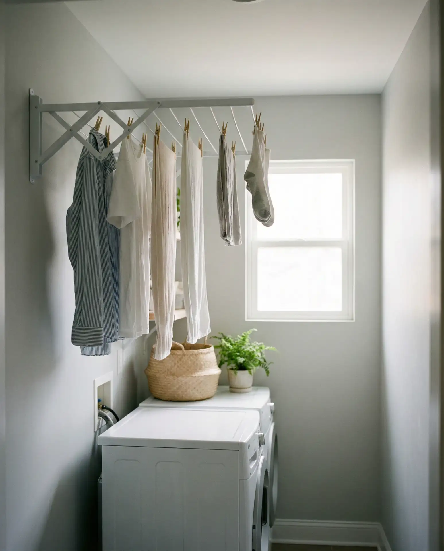 Wall-Mounted Clothes Drying Racks 2