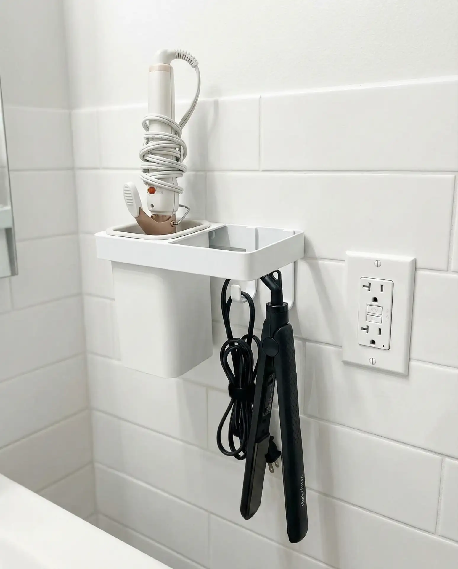 Wall-Mounted Hair Tool Holders 2