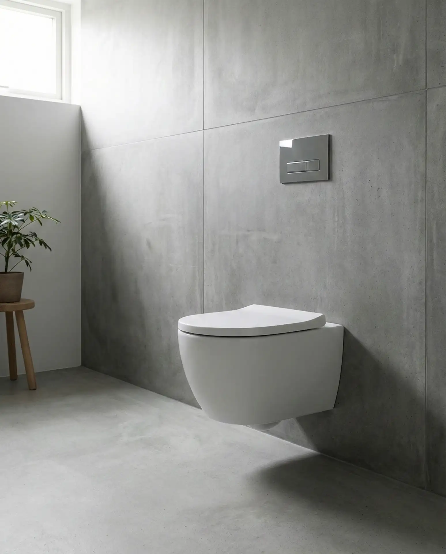 Wall-Mounted Toilet for Clean Lines 1