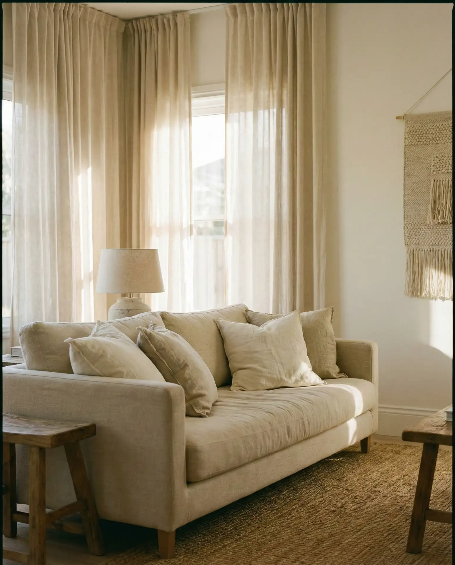 Warm Off-White with Natural Linen Everywhere 2