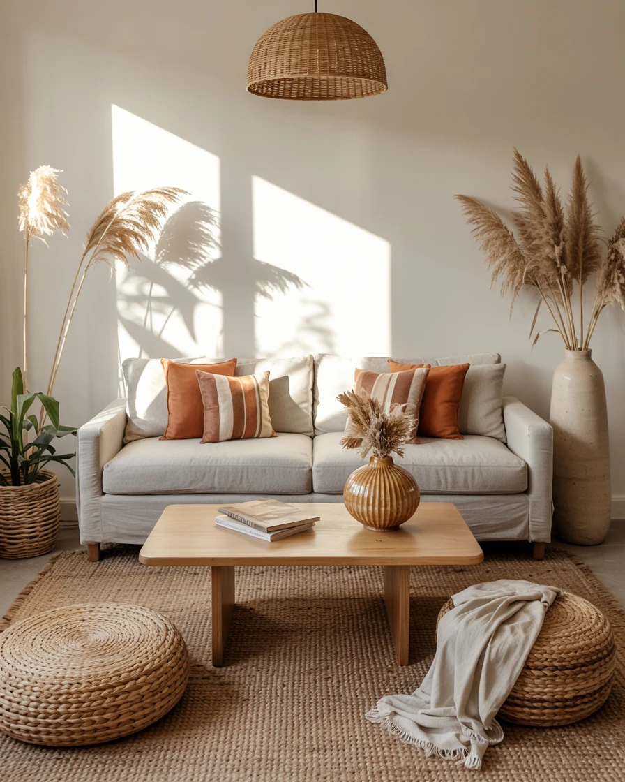 Warm Textured Neutrals with Organic Accents 1