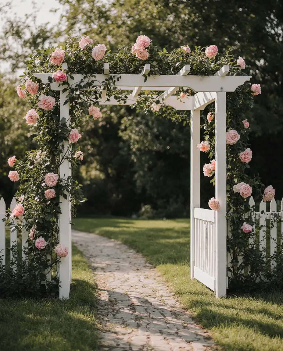 Wedding Ceremony Arch Garden Feature