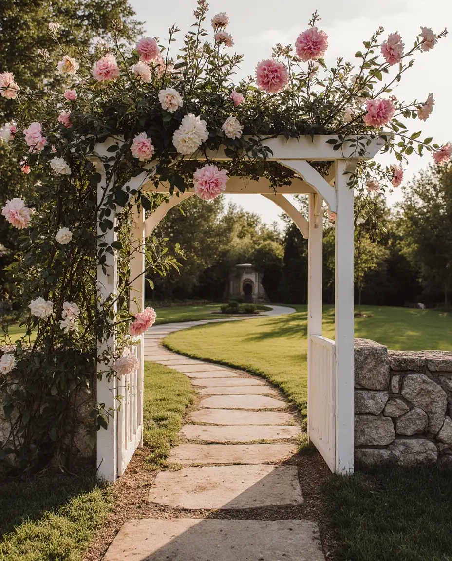 Wedding Ceremony Arch Garden Feature
