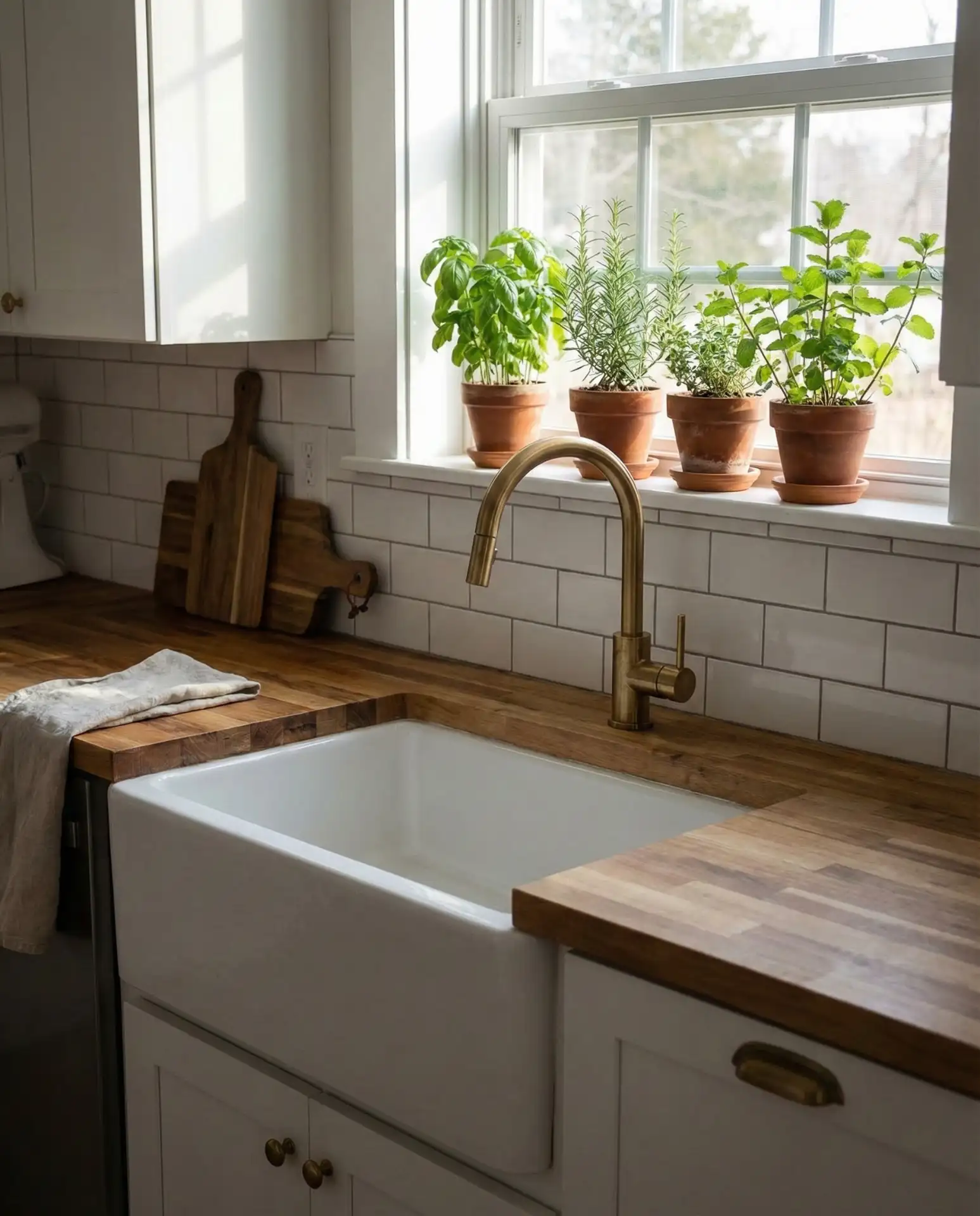 White Farmhouse Sink as the Timeless Focal Point 1