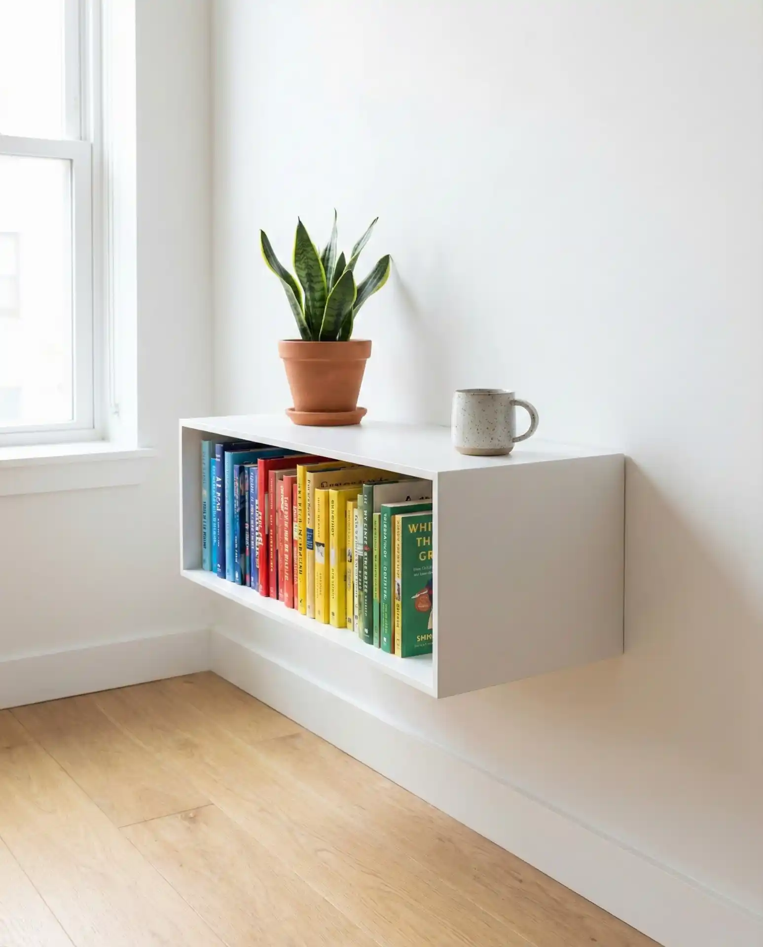 White Shelving for Scandinavian Simplicity 2