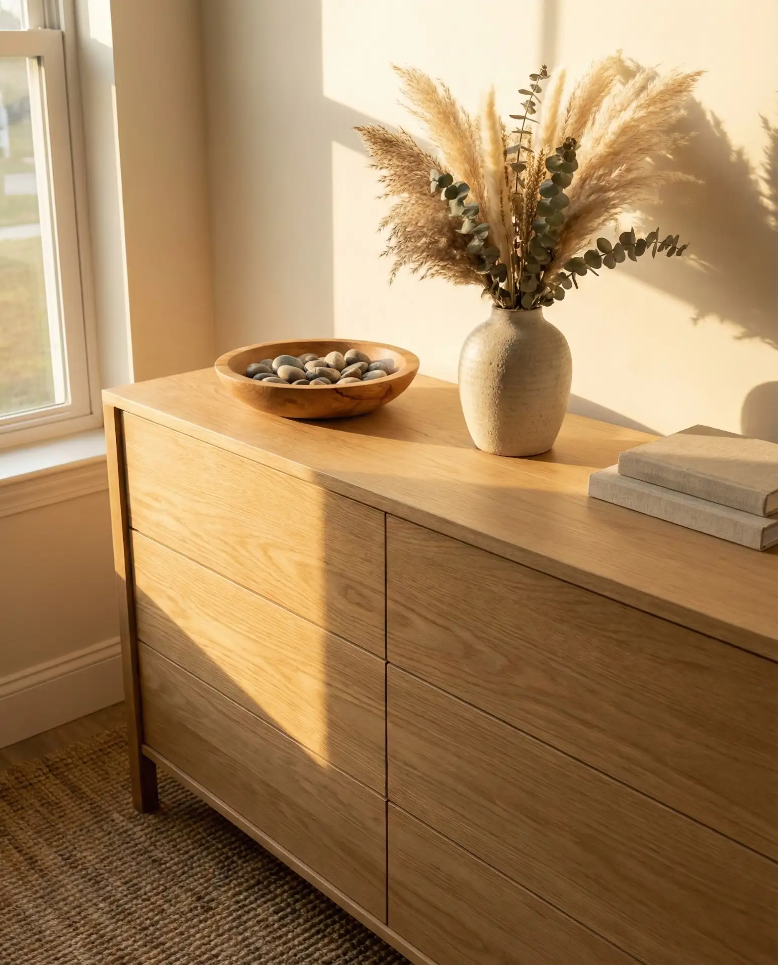 Wood Dresser with Natural Warmth 1