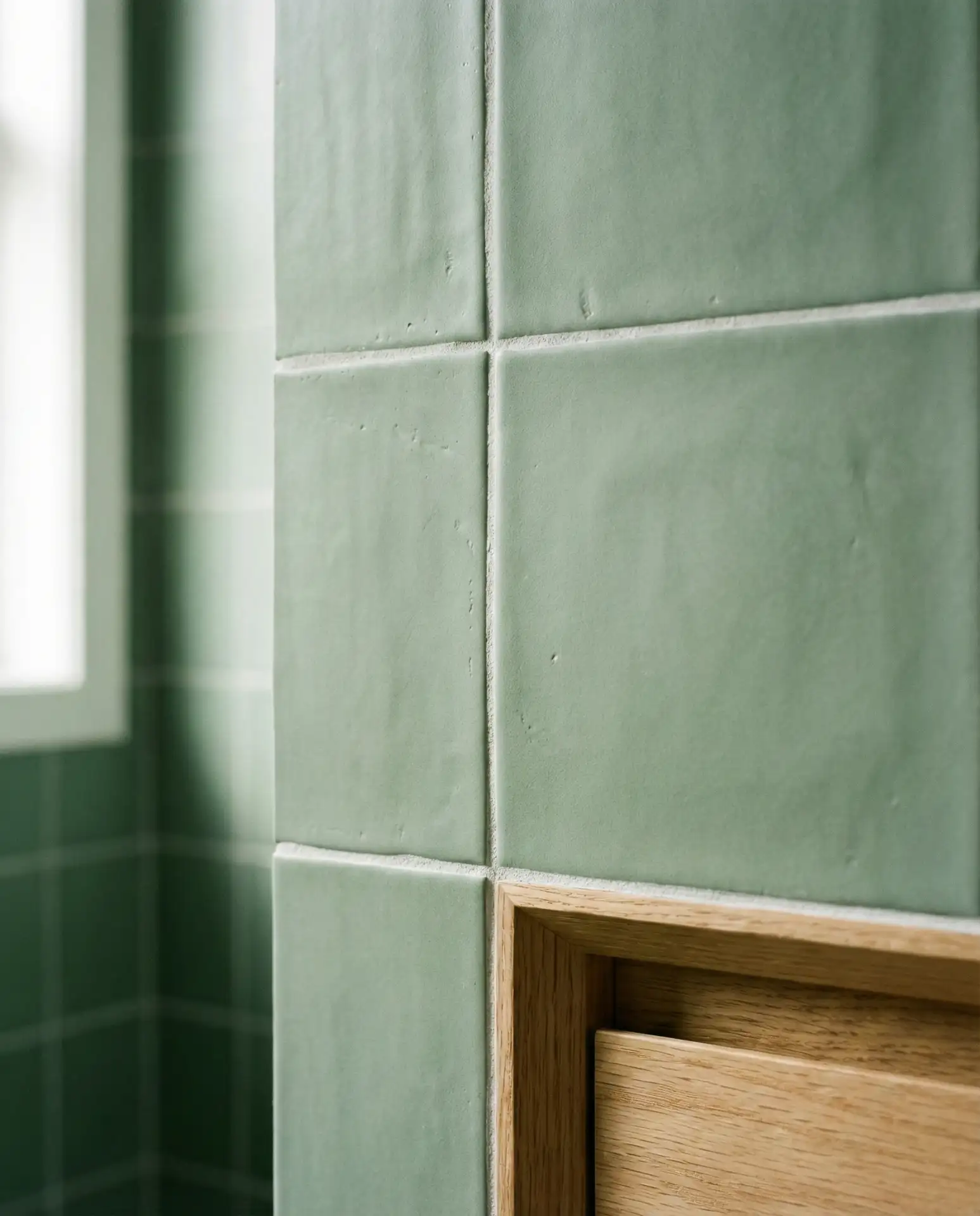 Aloe Green Matte Tiles for a Soft Look 1
