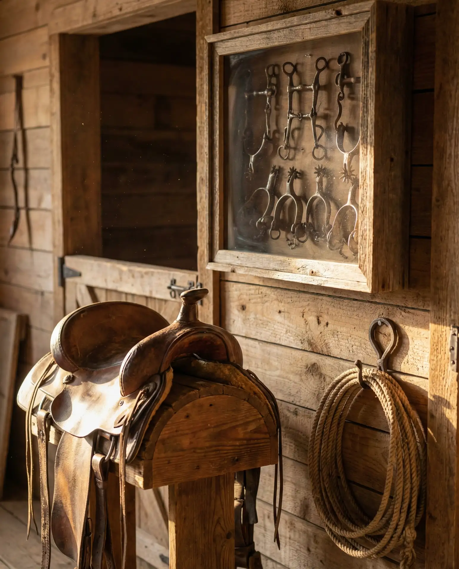 Antique Western Collectibles Display 1