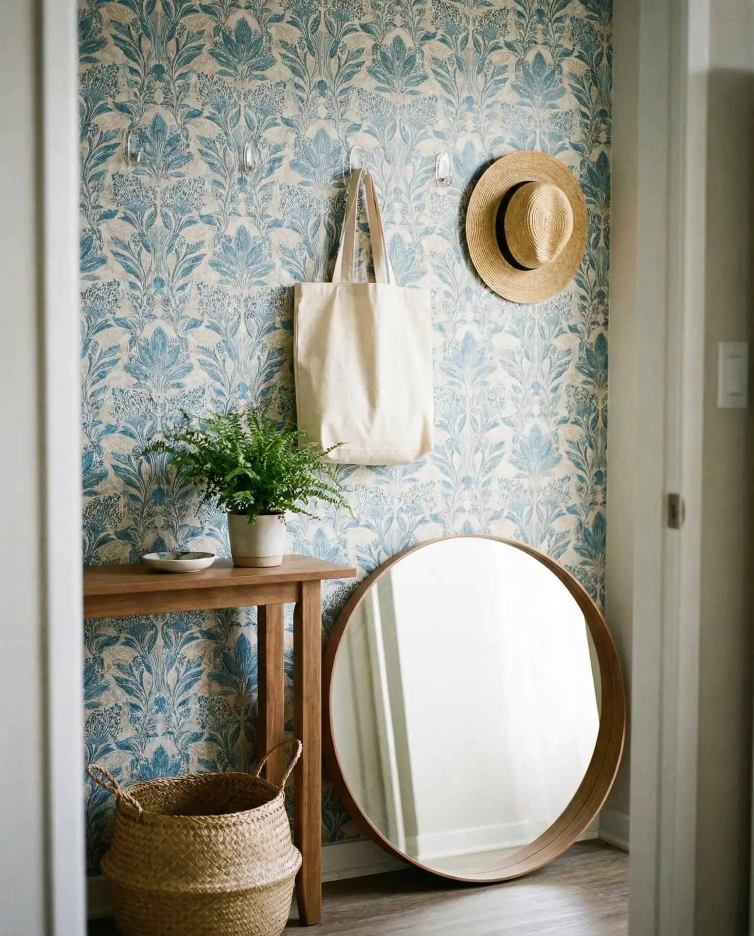 Apartment Foyer with Renter-Friendly Updates 1