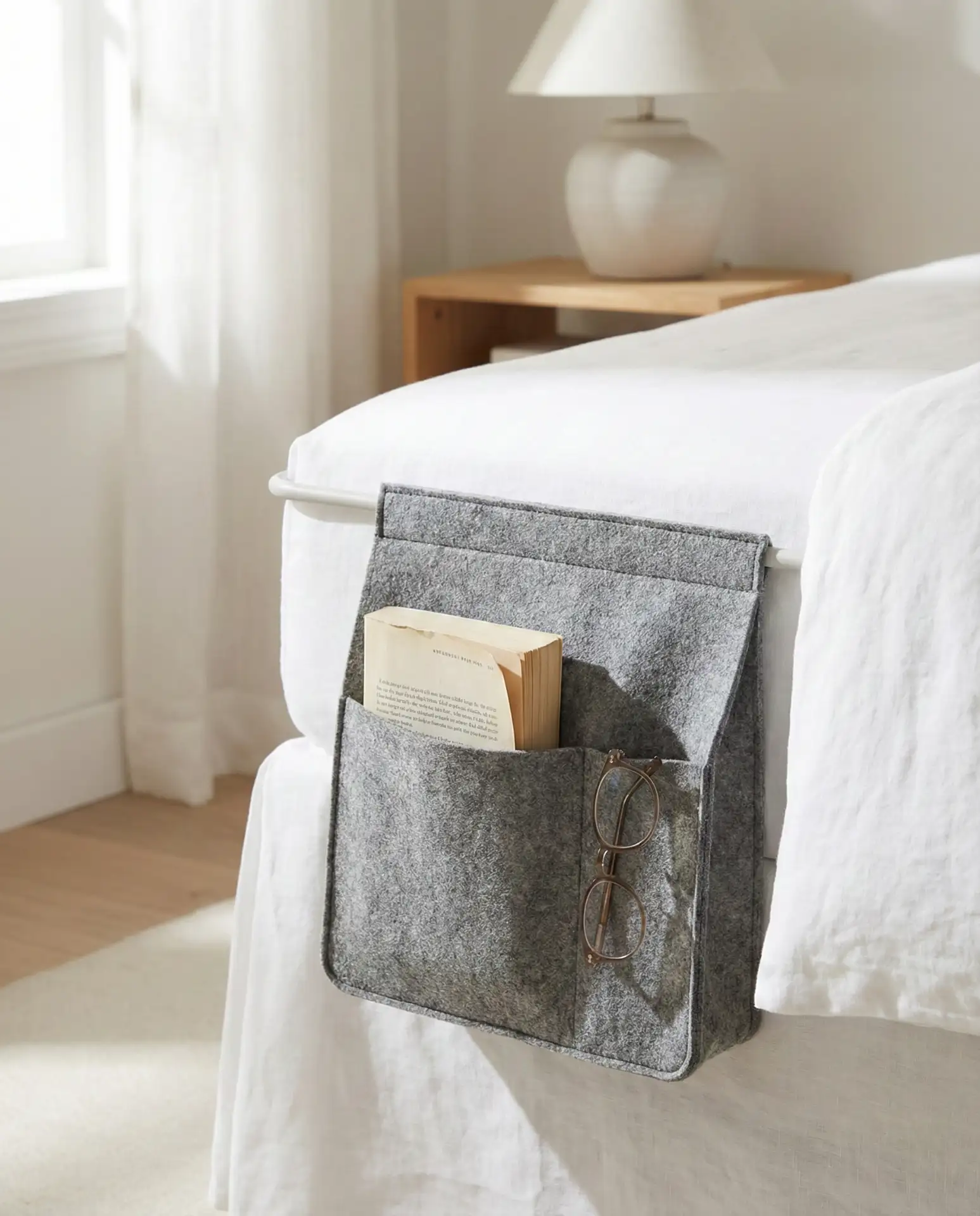 Bedside Caddy for Nighttime Essentials 1