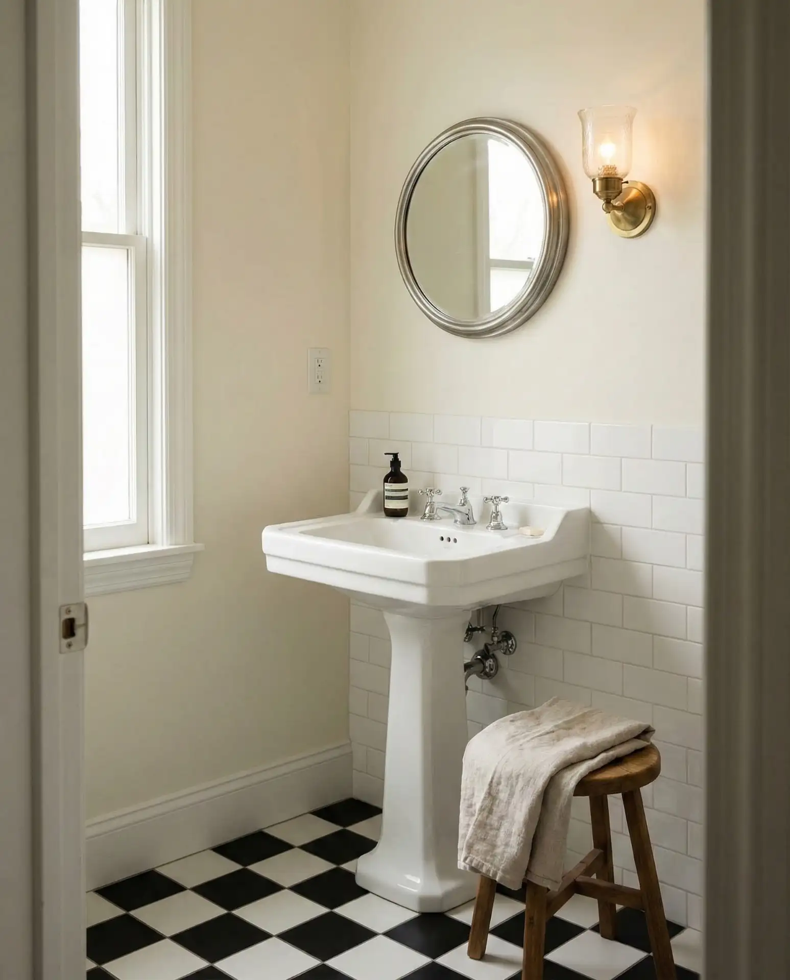 Black and White Checkerboard 1