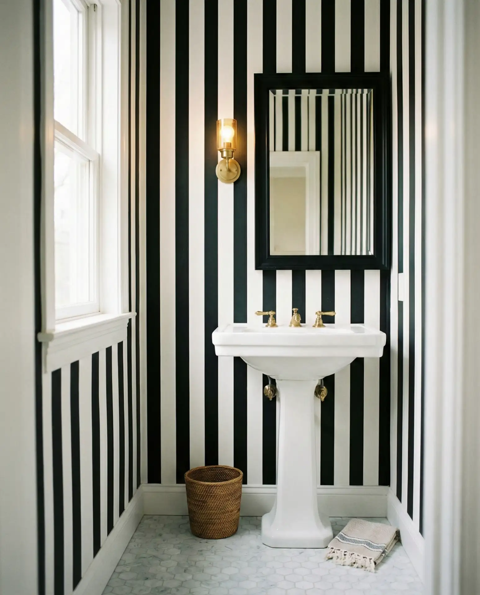 Black and White Striped Walls 2