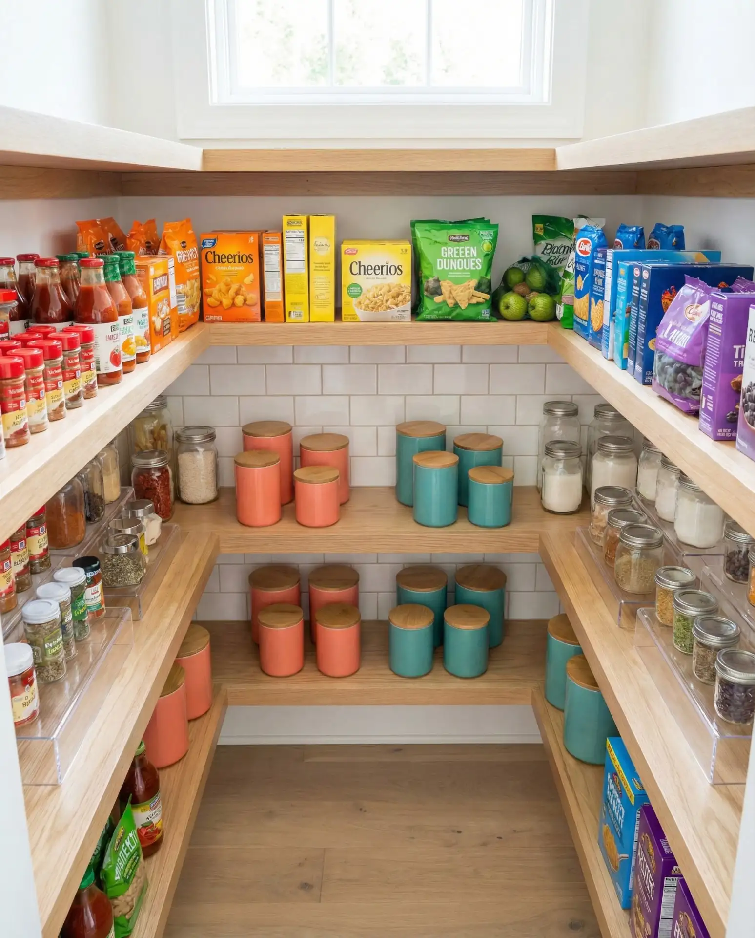 Bloxburg-Inspired Colorful Shelving 1