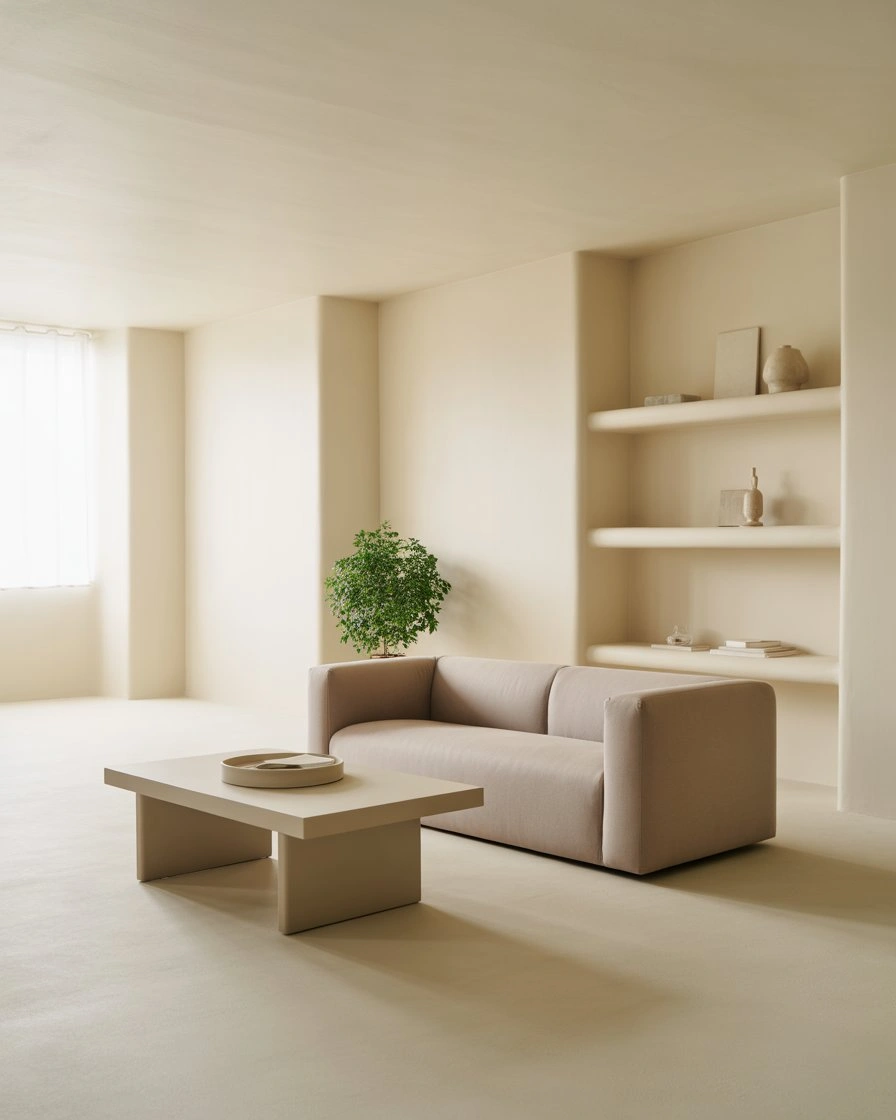 Bloxburg-Inspired Modern Cottage Living Room 1