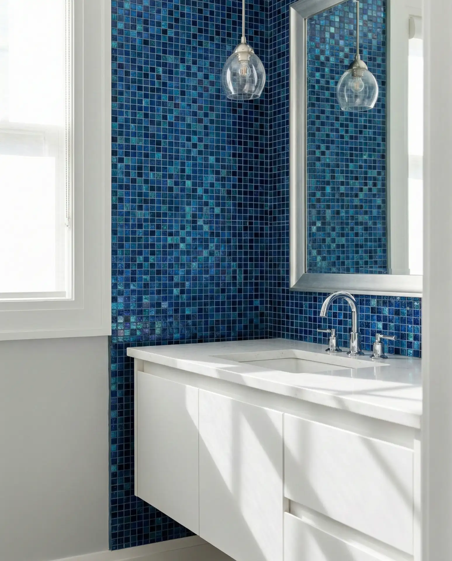 Blue Glass Tile Luxury 2
