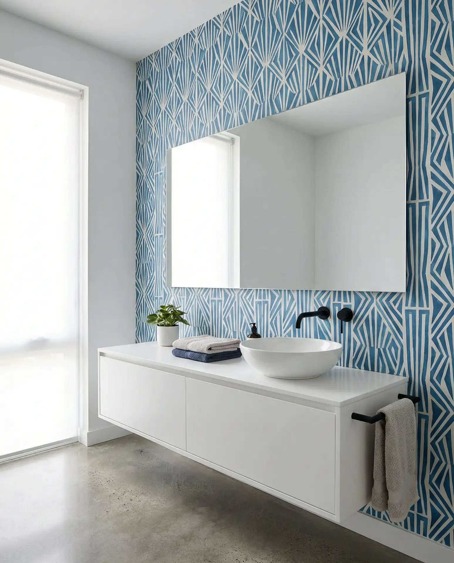 Blue Wallpaper Statement 2