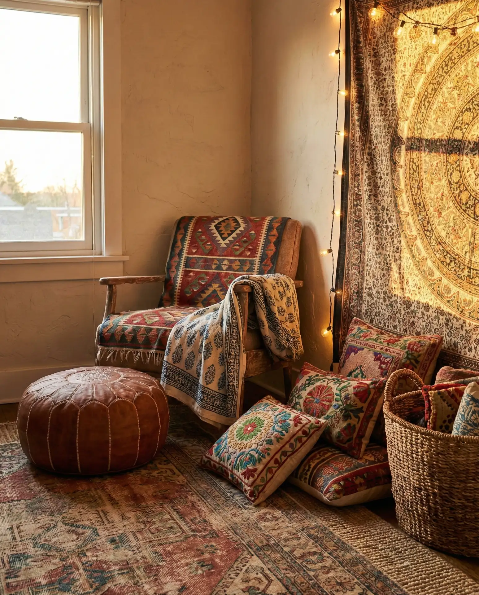 Bohemian Layered Textiles and Patterns 1