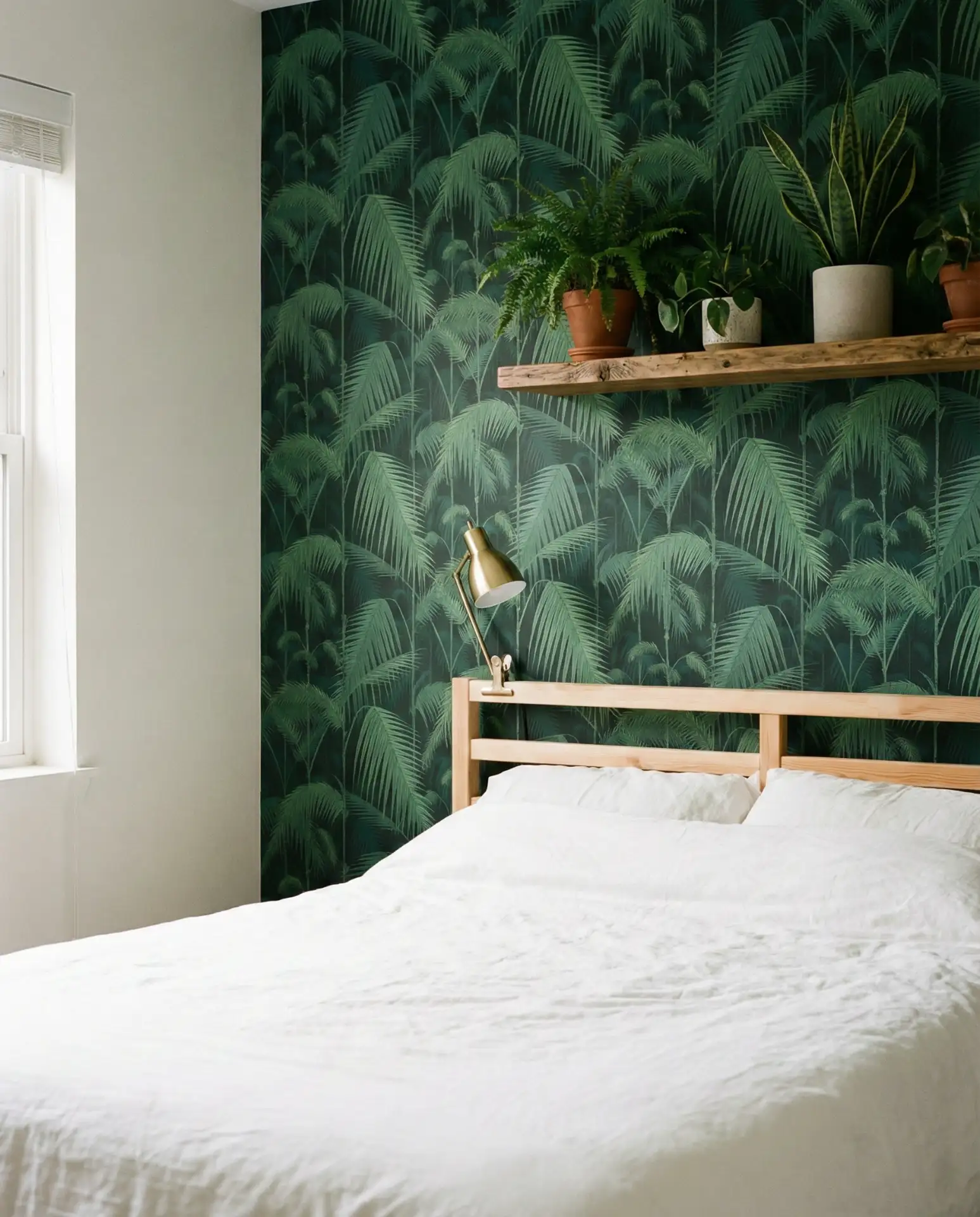 Bold Accent Wall with Peel-and-Stick Wallpaper 2