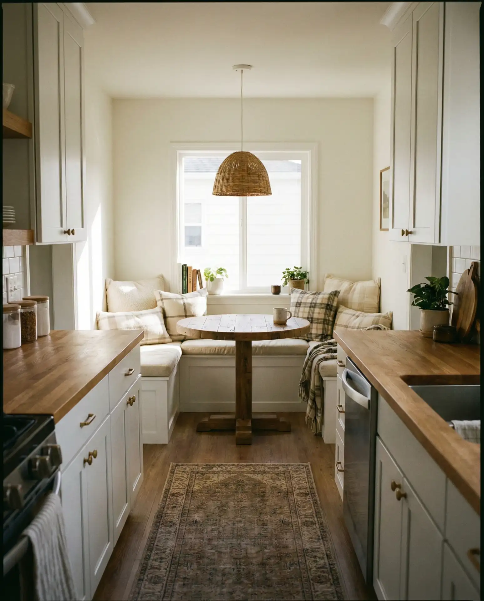 Breakfast Nook Tucked Into the End 2