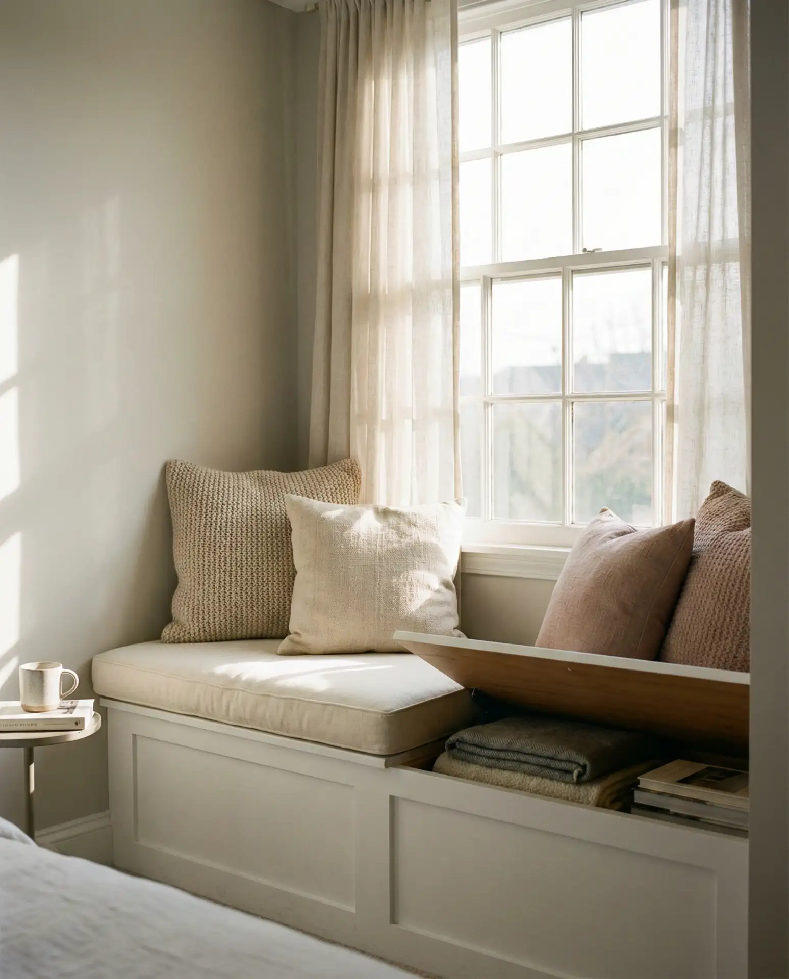 Built-In Window Seat with Storage 1