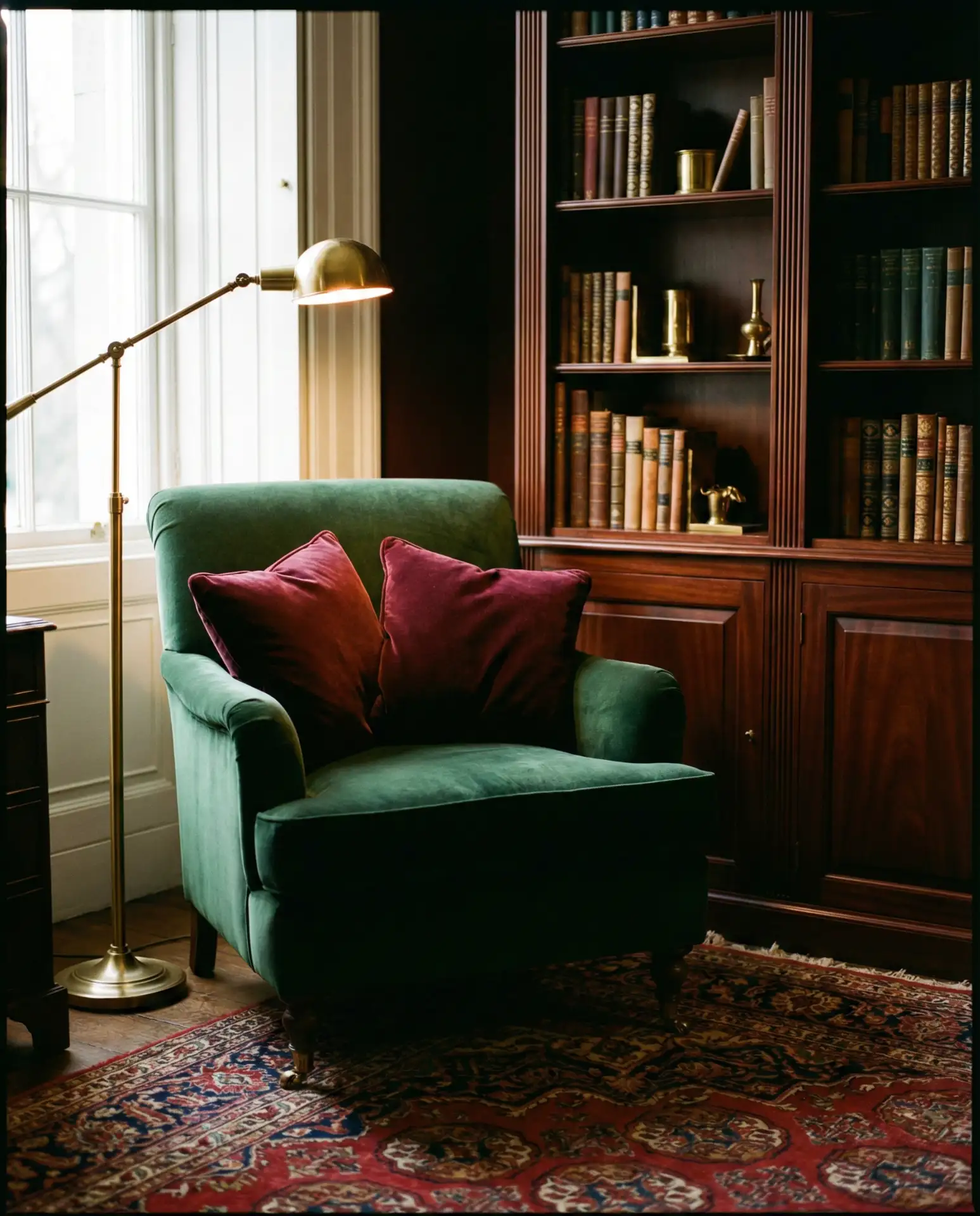 Burgundy and Green Rich Romance 1