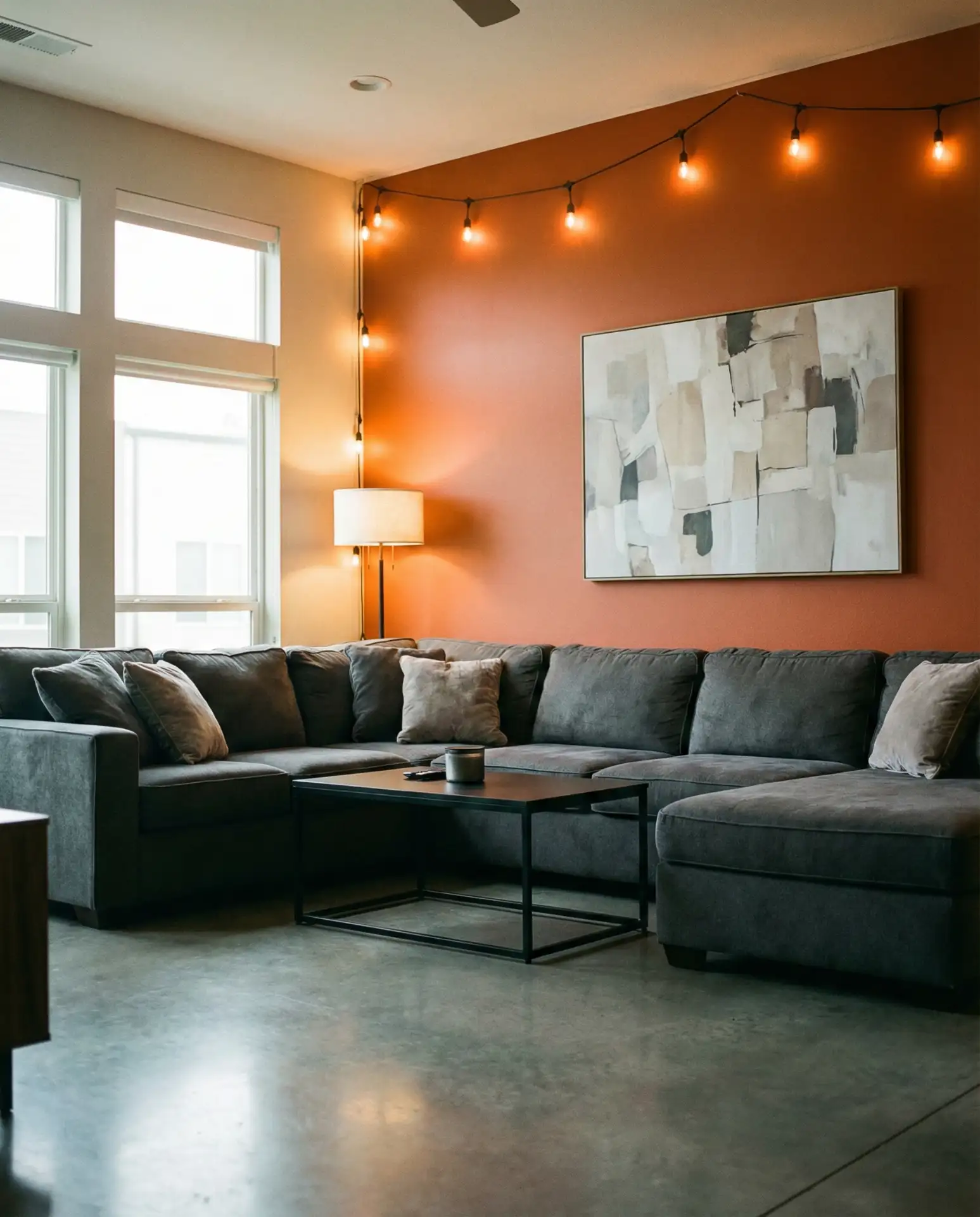 Burnt Orange and Charcoal 1