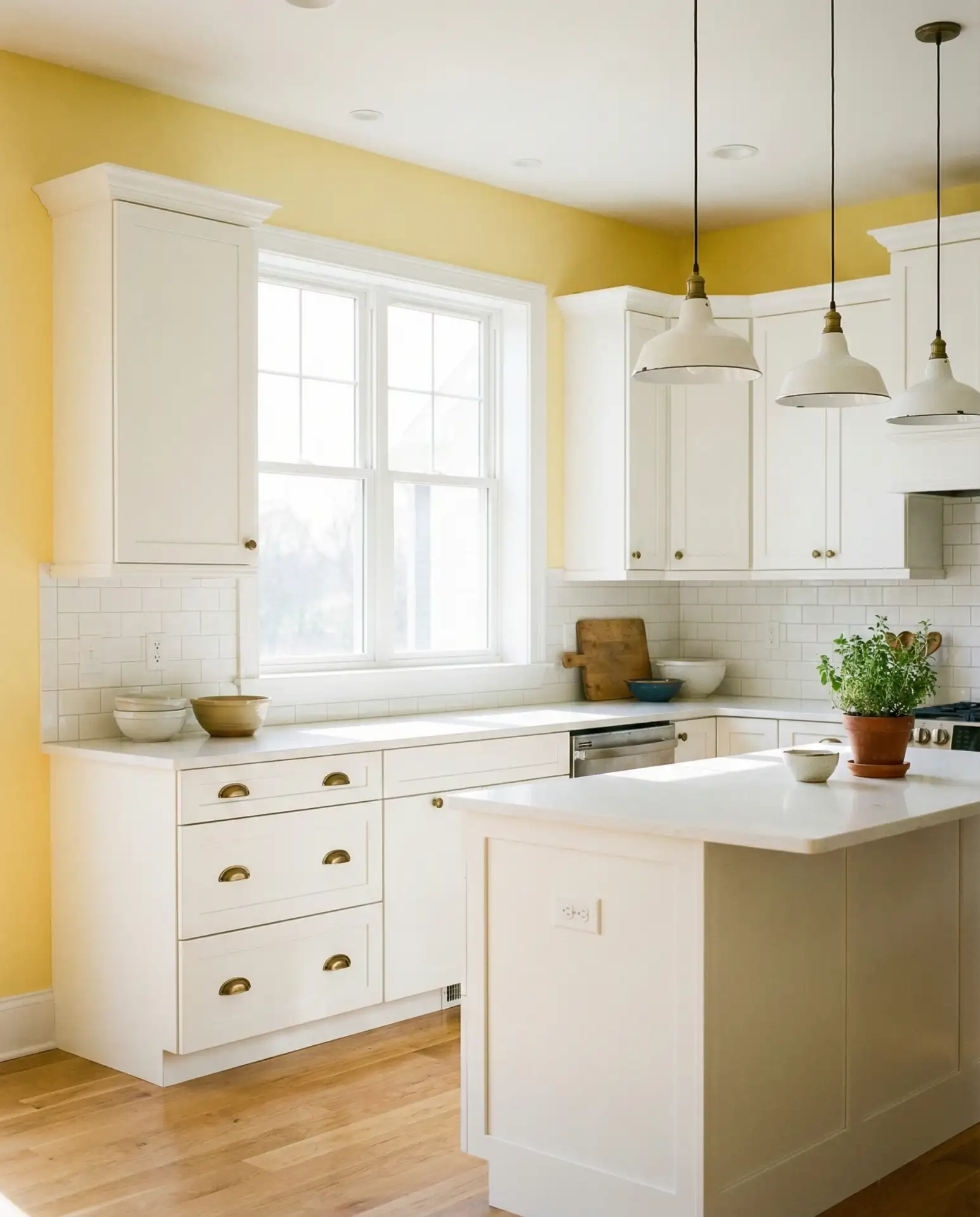 Butter Yellow and White Cheerfulness 1