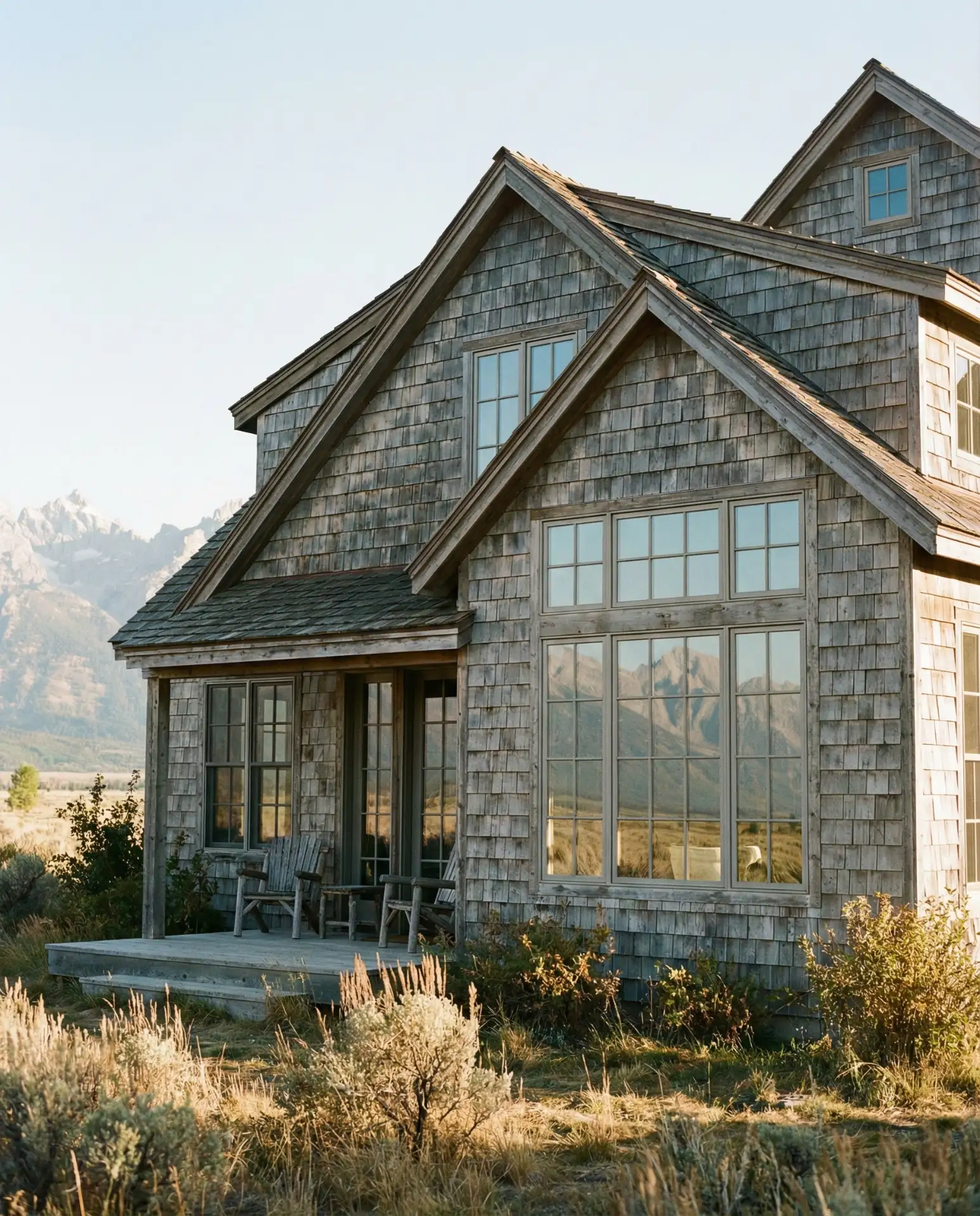 Cedar Shake Siding with Contemporary Lines 1