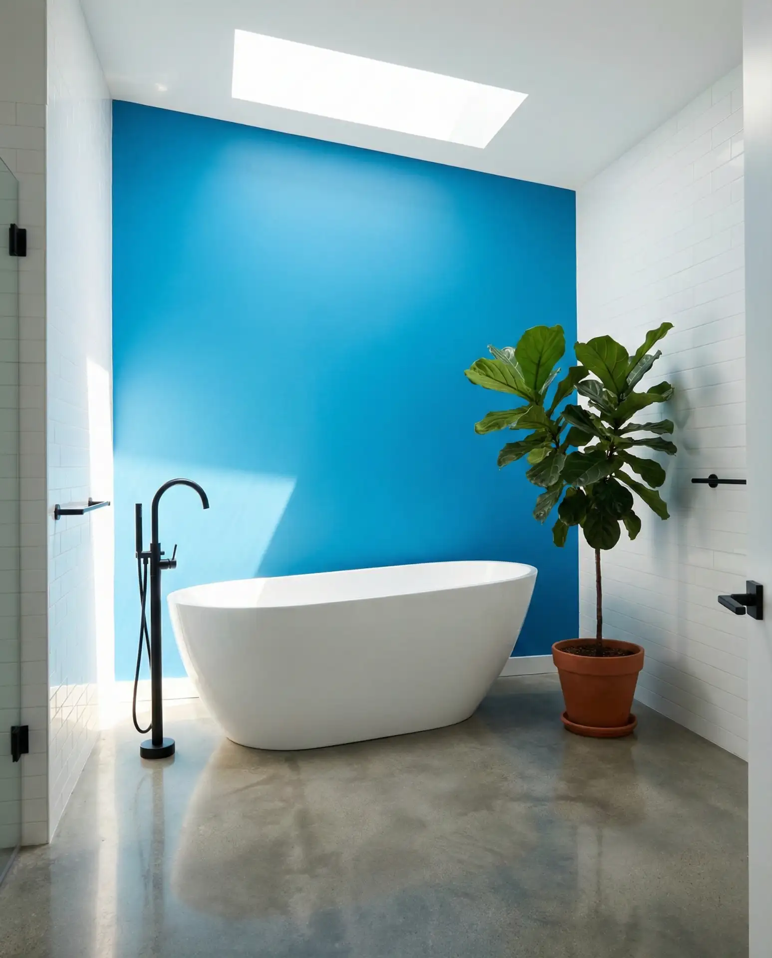 Cerulean Blue Modern Elegance 2