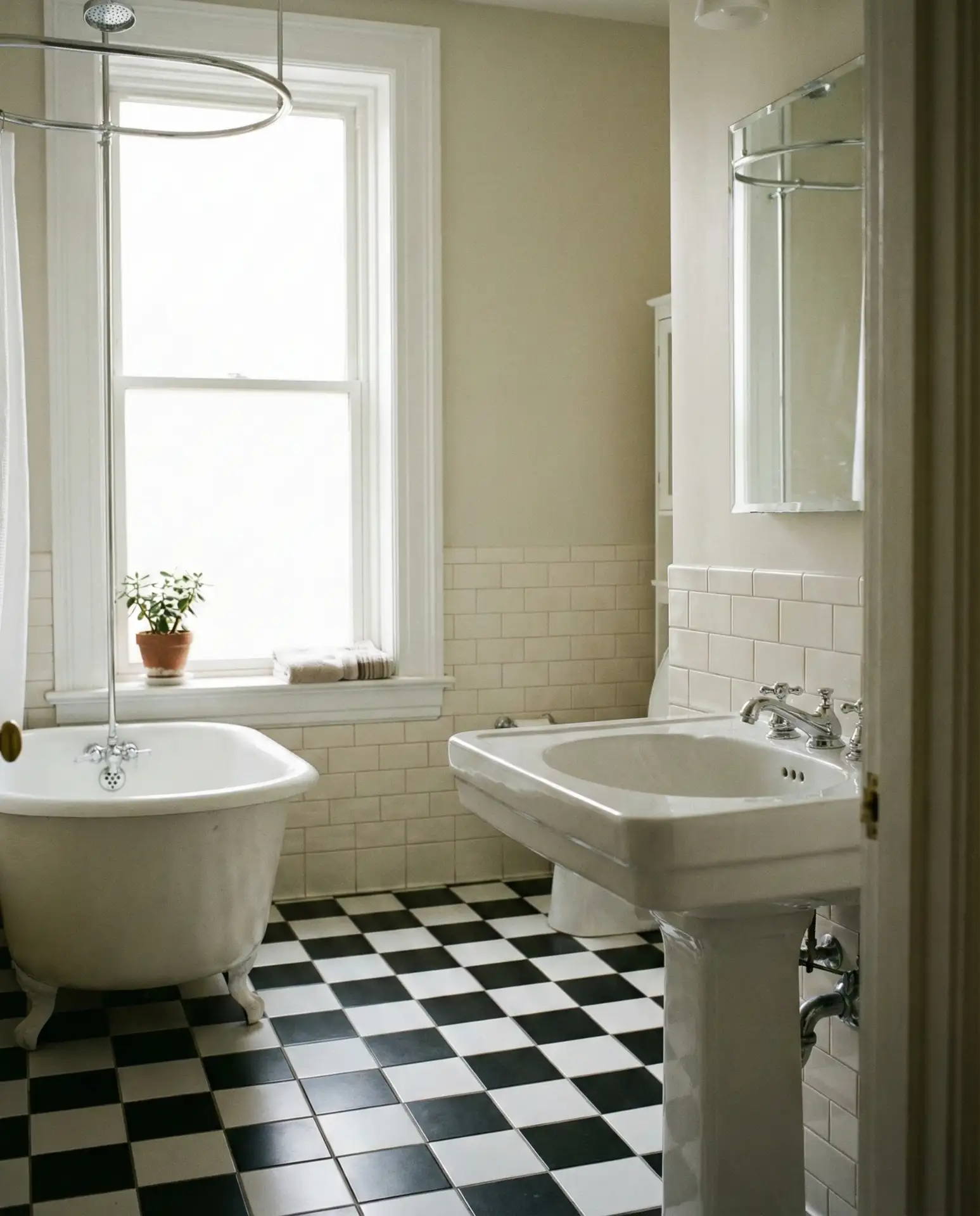Checkerboard Floor Tile 1