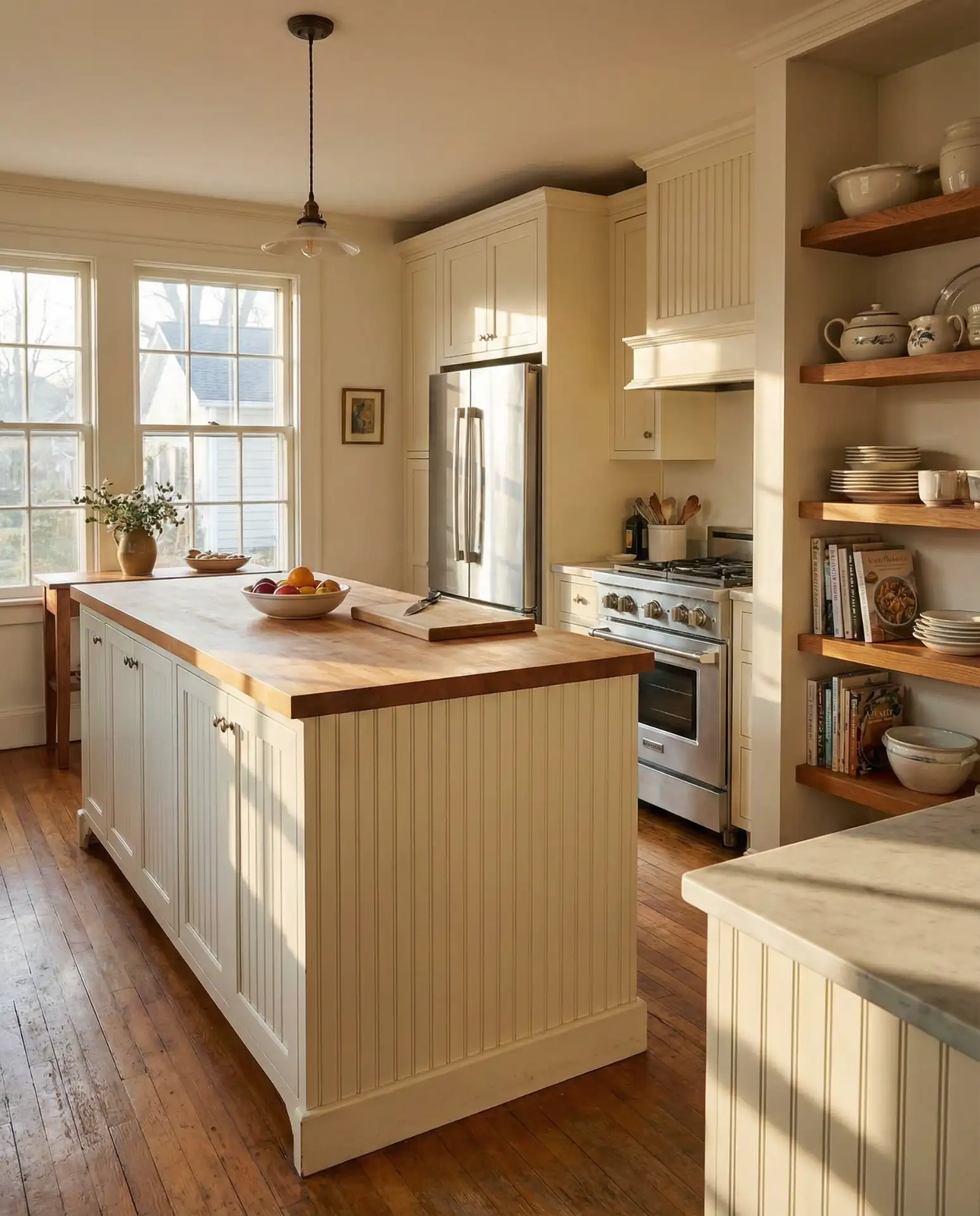 Classic Island Kitchen Layout 2