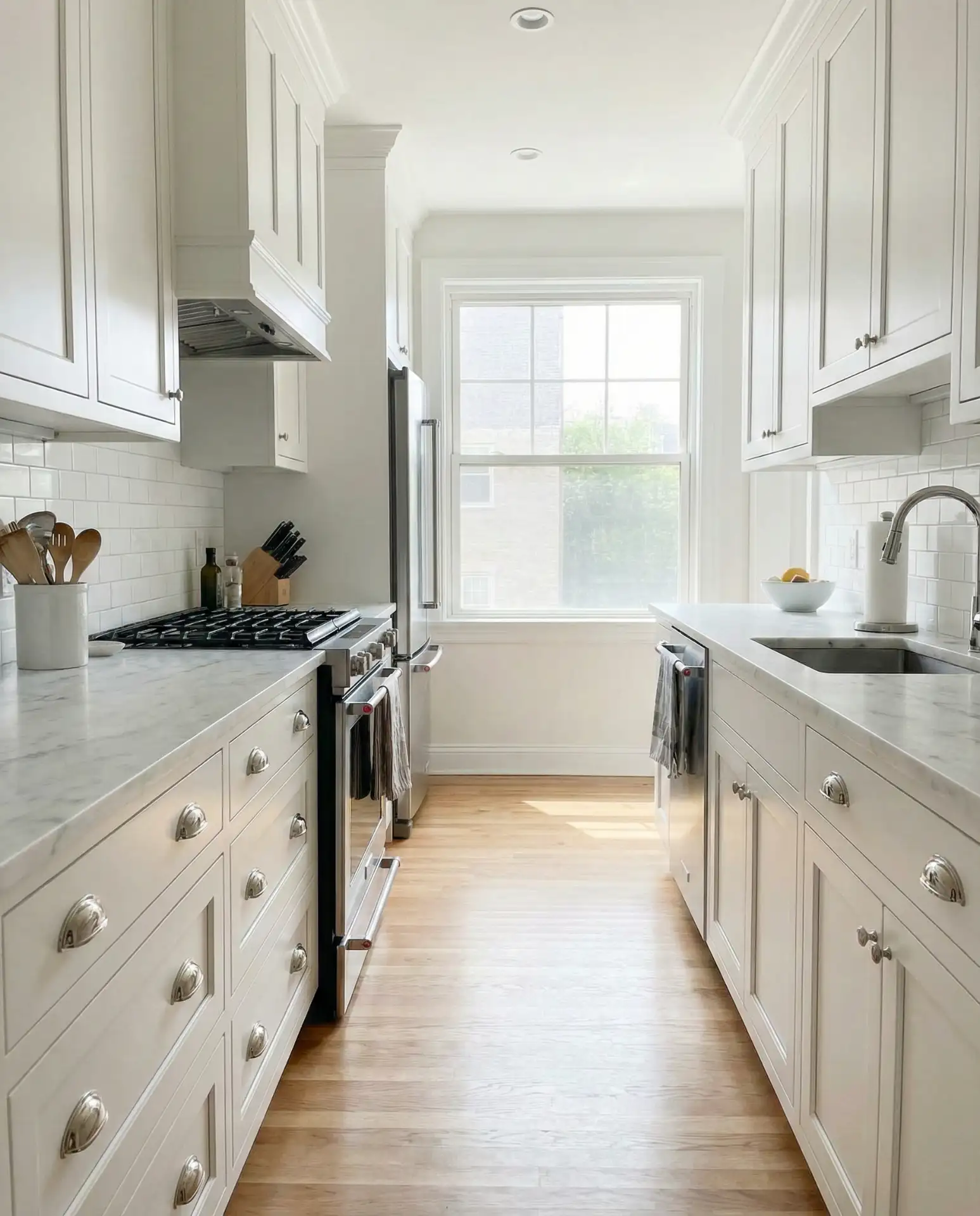 Classic White Galley with Timeless Appeal 1