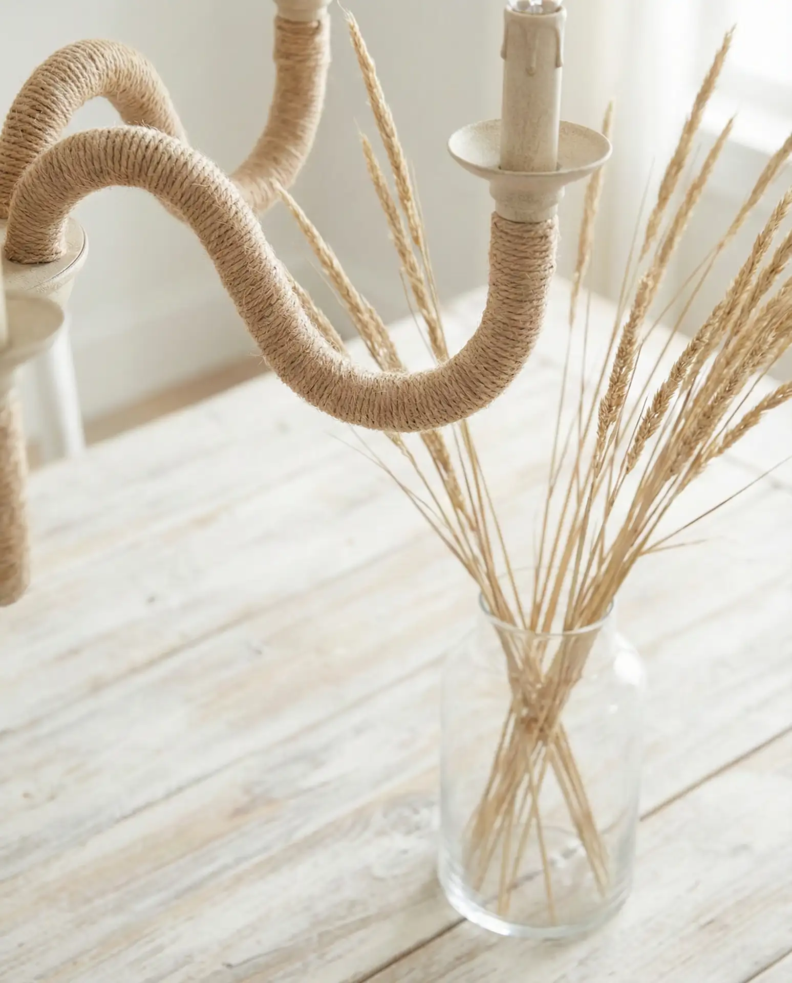 Coastal Rope-Wrapped Chandeliers