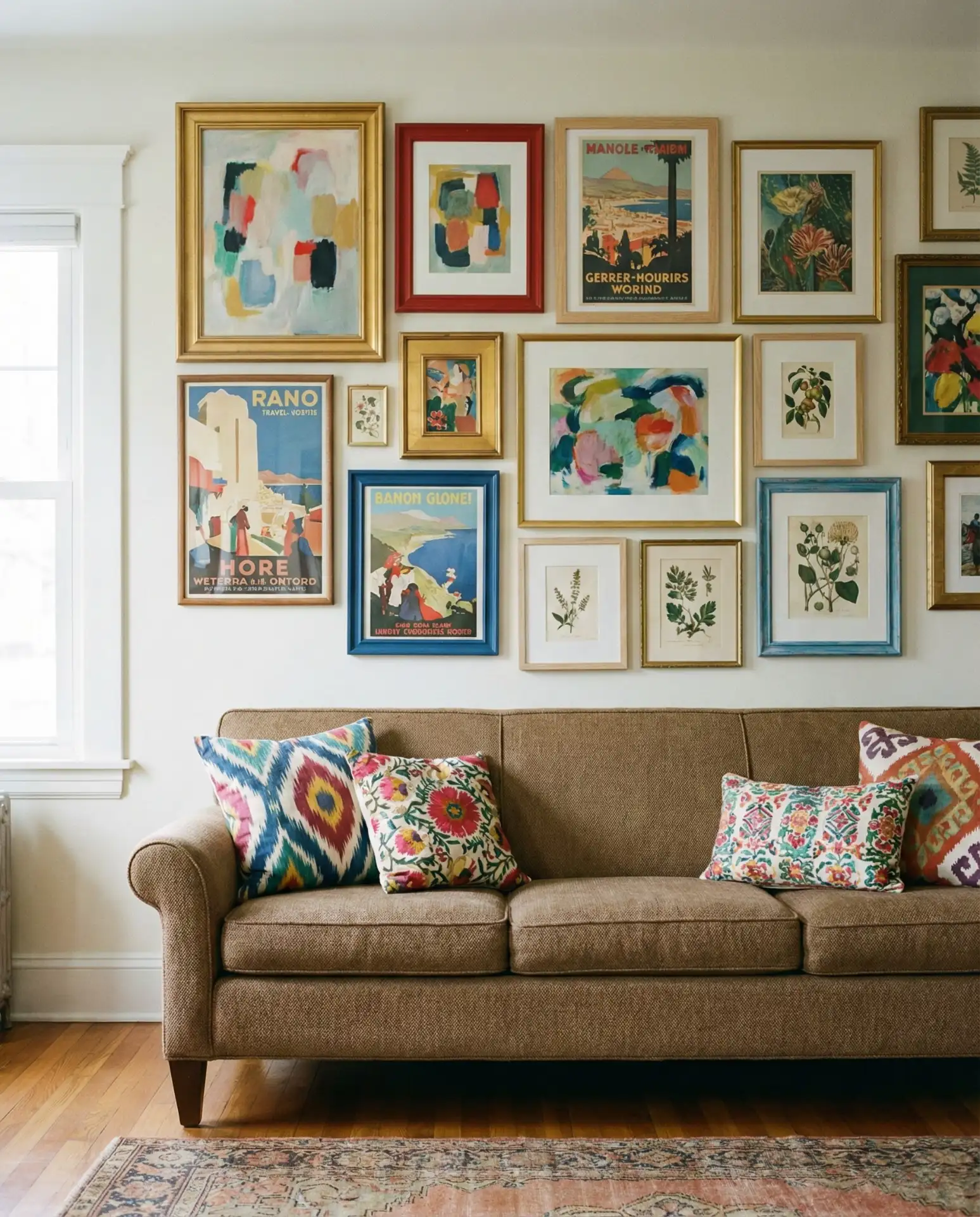 Colorful Eclectic Gallery Wall 2