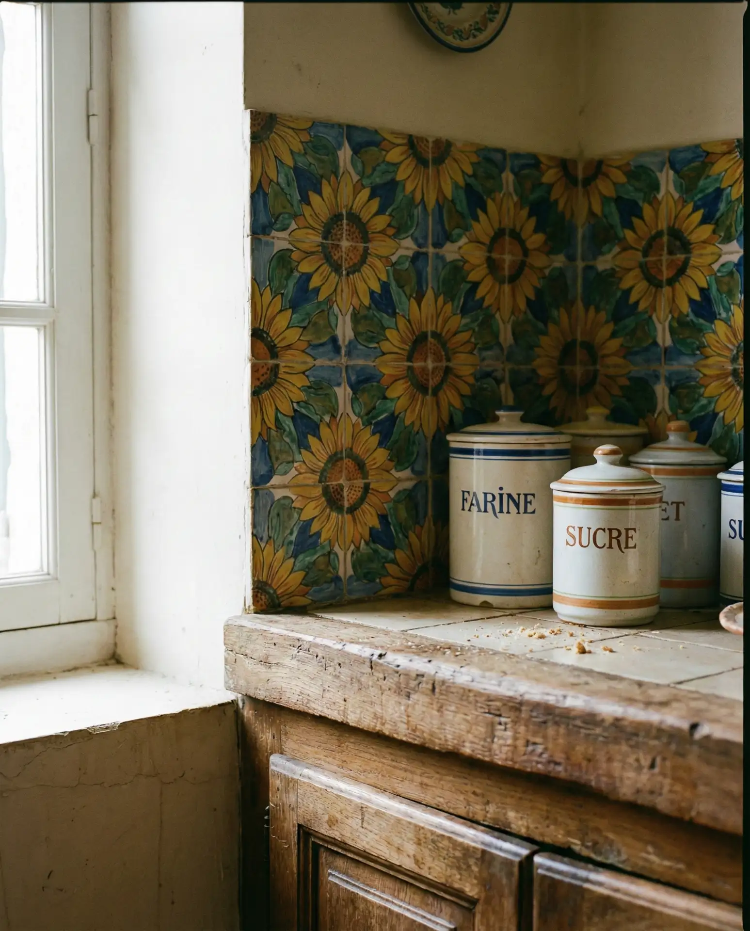 Colorful Kitchen with Hand-Painted Tiles 2
