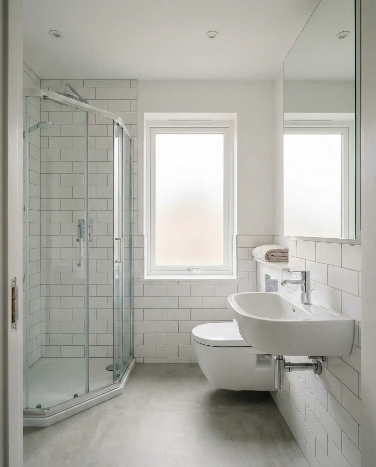 Compact Ensuite Bathroom Layout 2