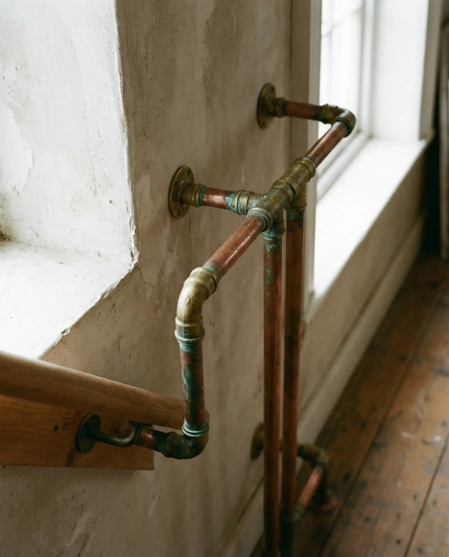 Copper Pipe with Aged Patina 1