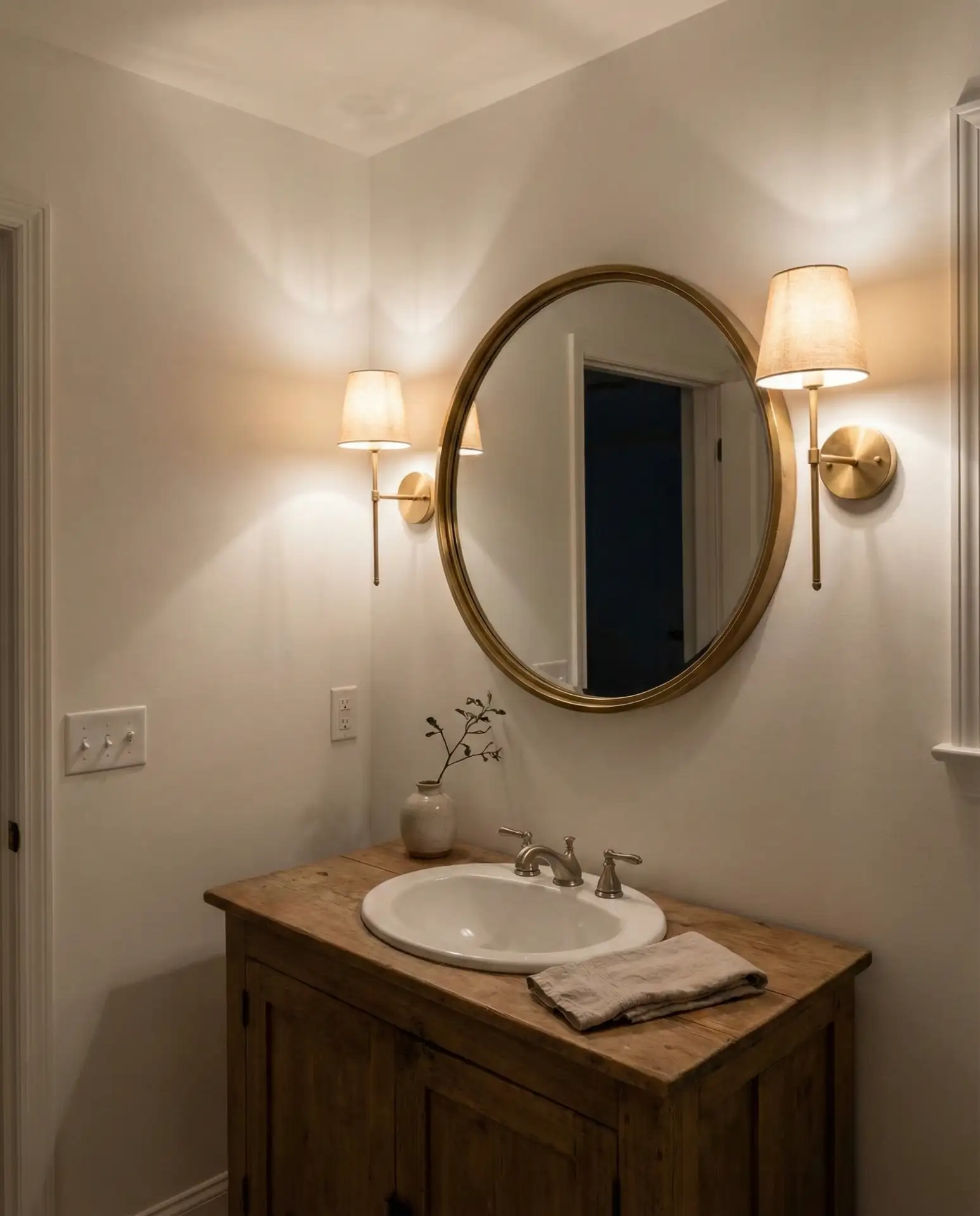 Cozy Lighting with Layered Fixtures 2