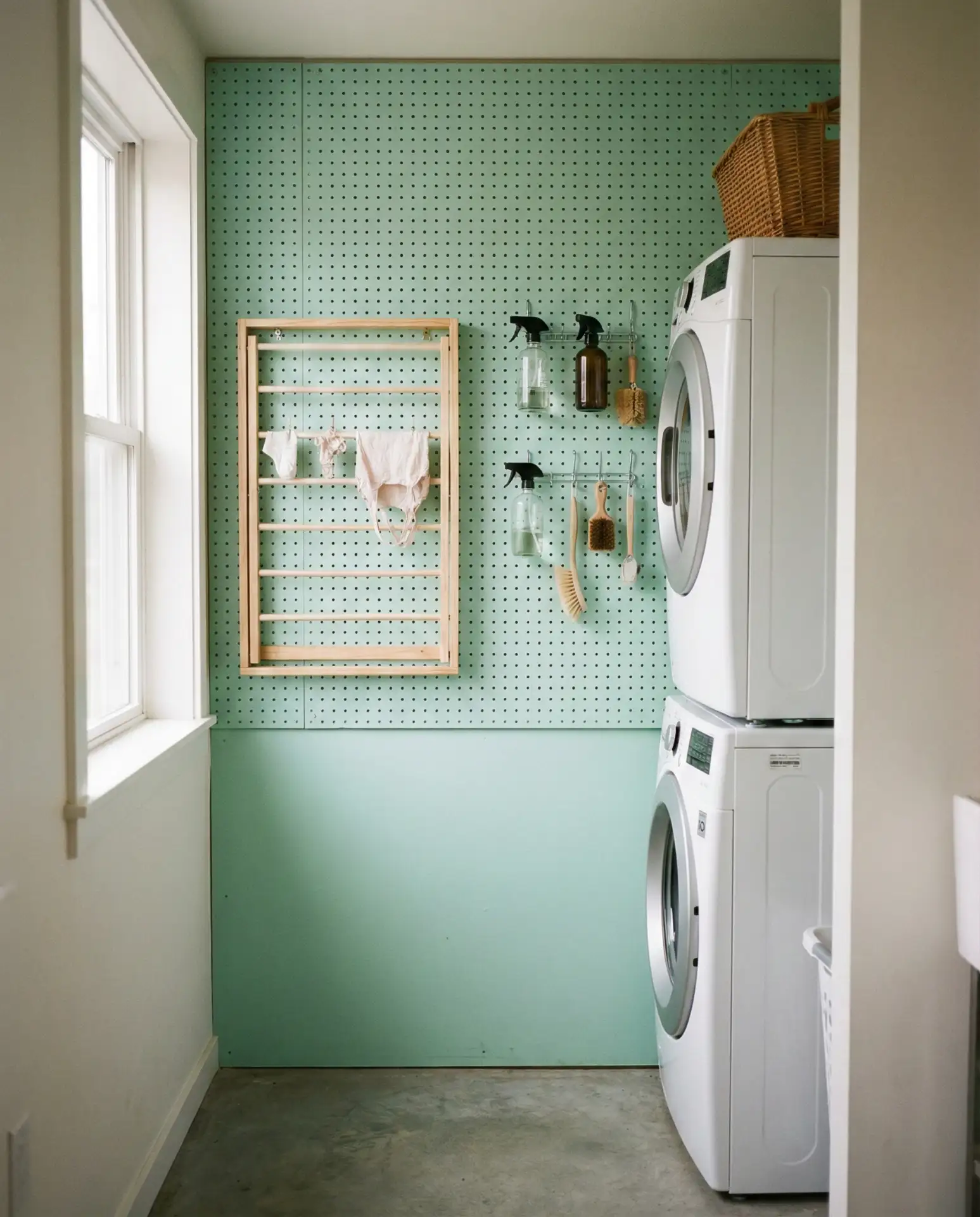 Creative Pegboard Wall for Hanging Storage 2