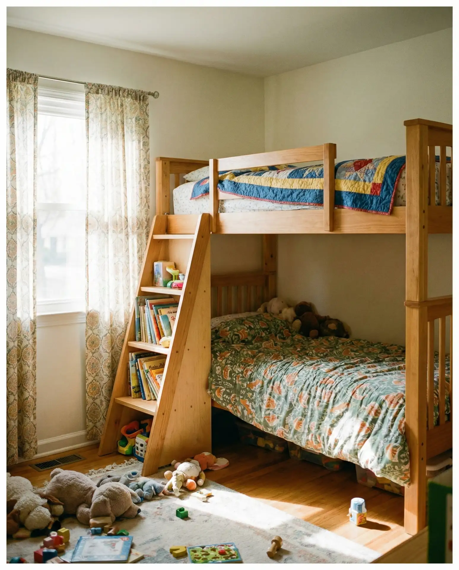 Double Loft Bed for Small Rooms Kids 2