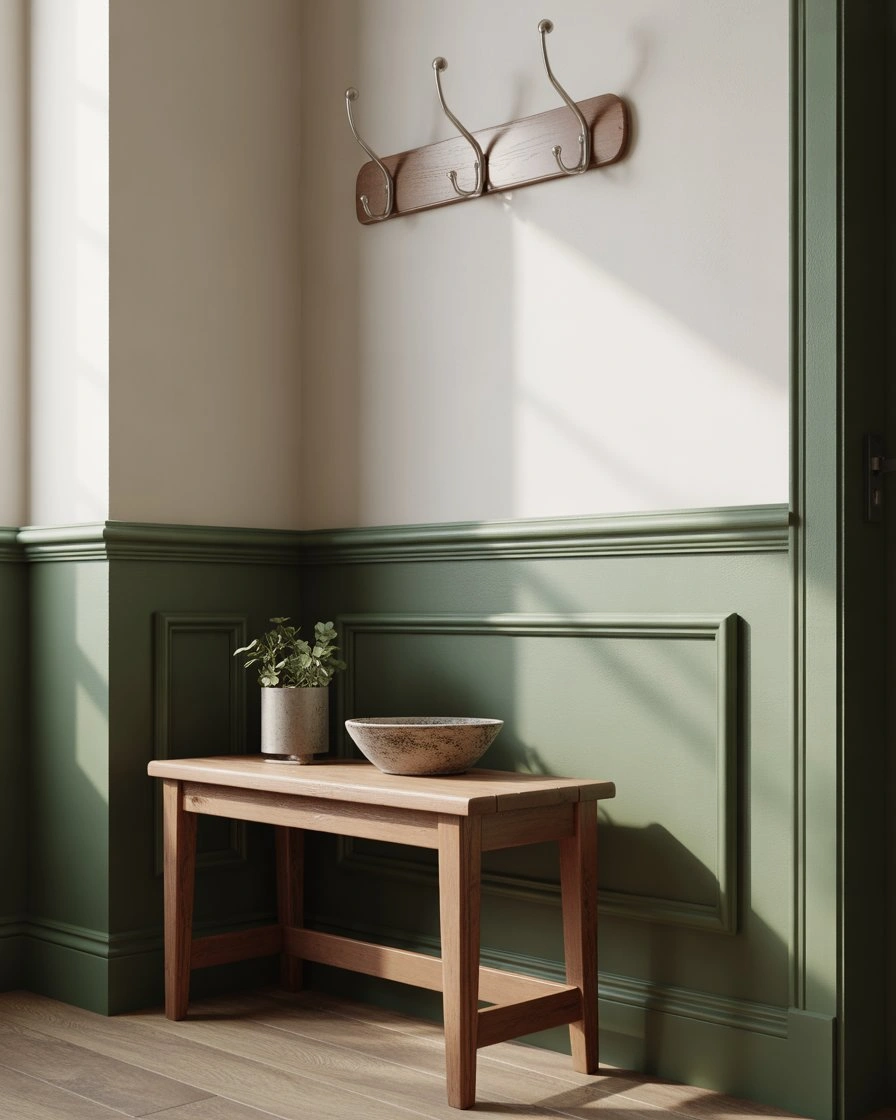 Dual-Tone Paint with Chair Rail 1