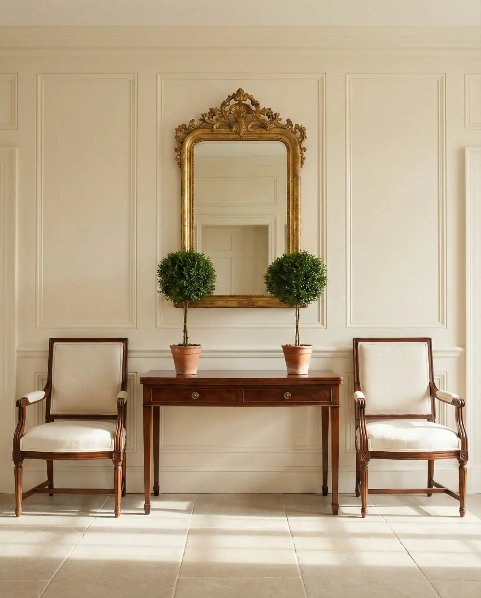 Elegant Foyer with Symmetry and Balance 2