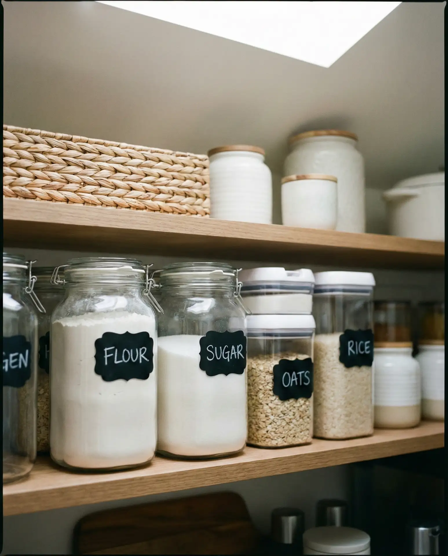 Food Storage Containers with Built-In Labels 2